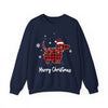 Dachshund Plaid Christmas Sweatshirt