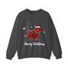 Dachshund Plaid Christmas Sweatshirt
