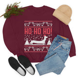Ho Ho Ho Dachshund Christmas Sweatshirt