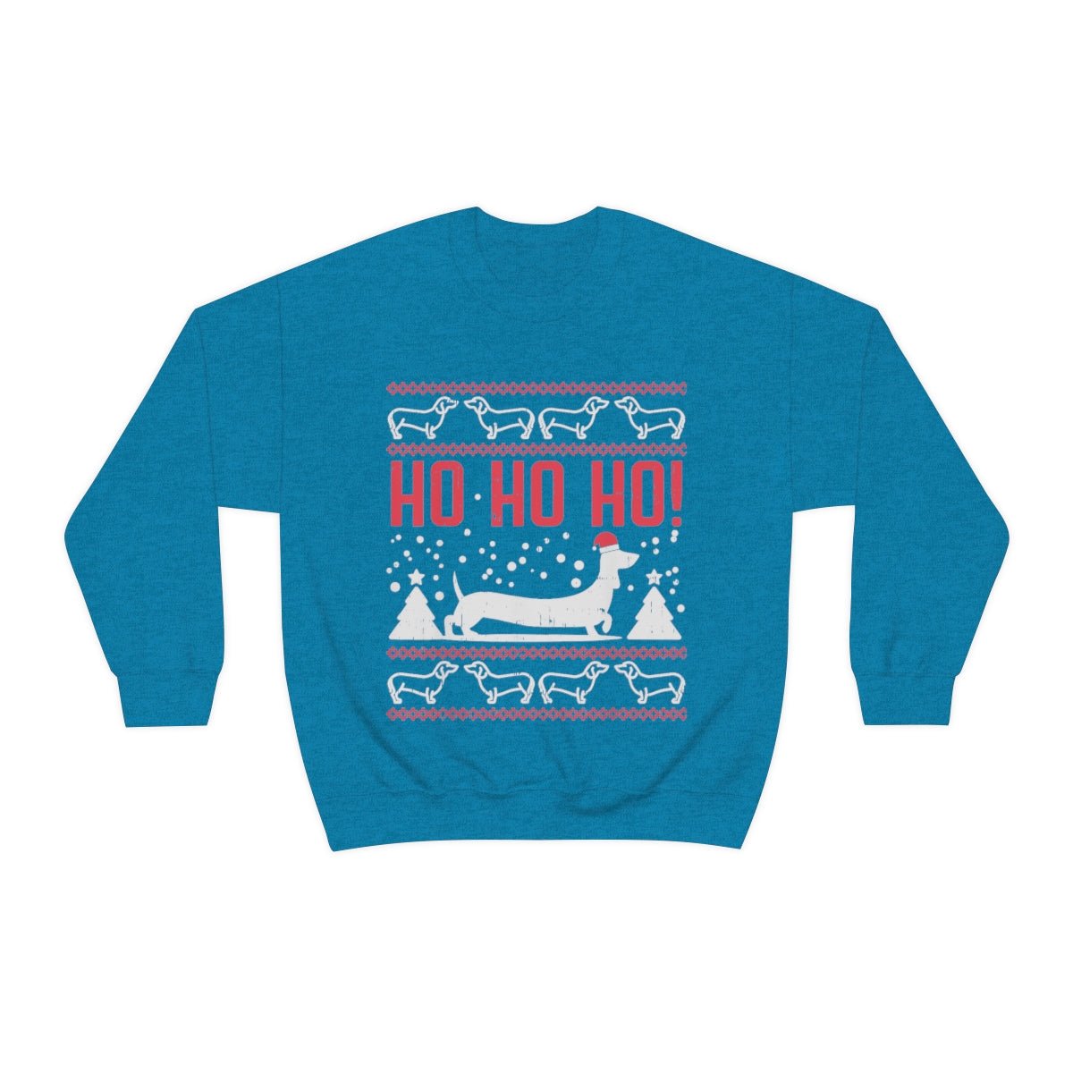 Ho Ho Ho Dachshund Christmas Sweatshirt