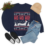 Ho Ho Ho Dachshund Christmas Sweatshirt