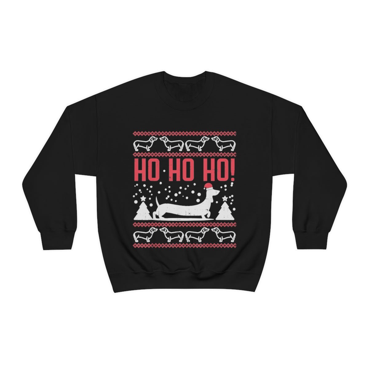 Ho Ho Ho Dachshund Christmas Sweatshirt