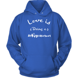 Dog Lovers Sweatshirt - Love is Being a Rescue Mom HoodieRoyal Blue