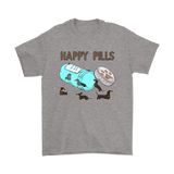 Happy Pills Dachshund Men's Shirt Sport Grey Gildan Mens T-Shirt