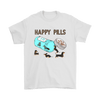 Happy Pills Dachshund Men's Shirt White Gildan Mens T-Shirt
