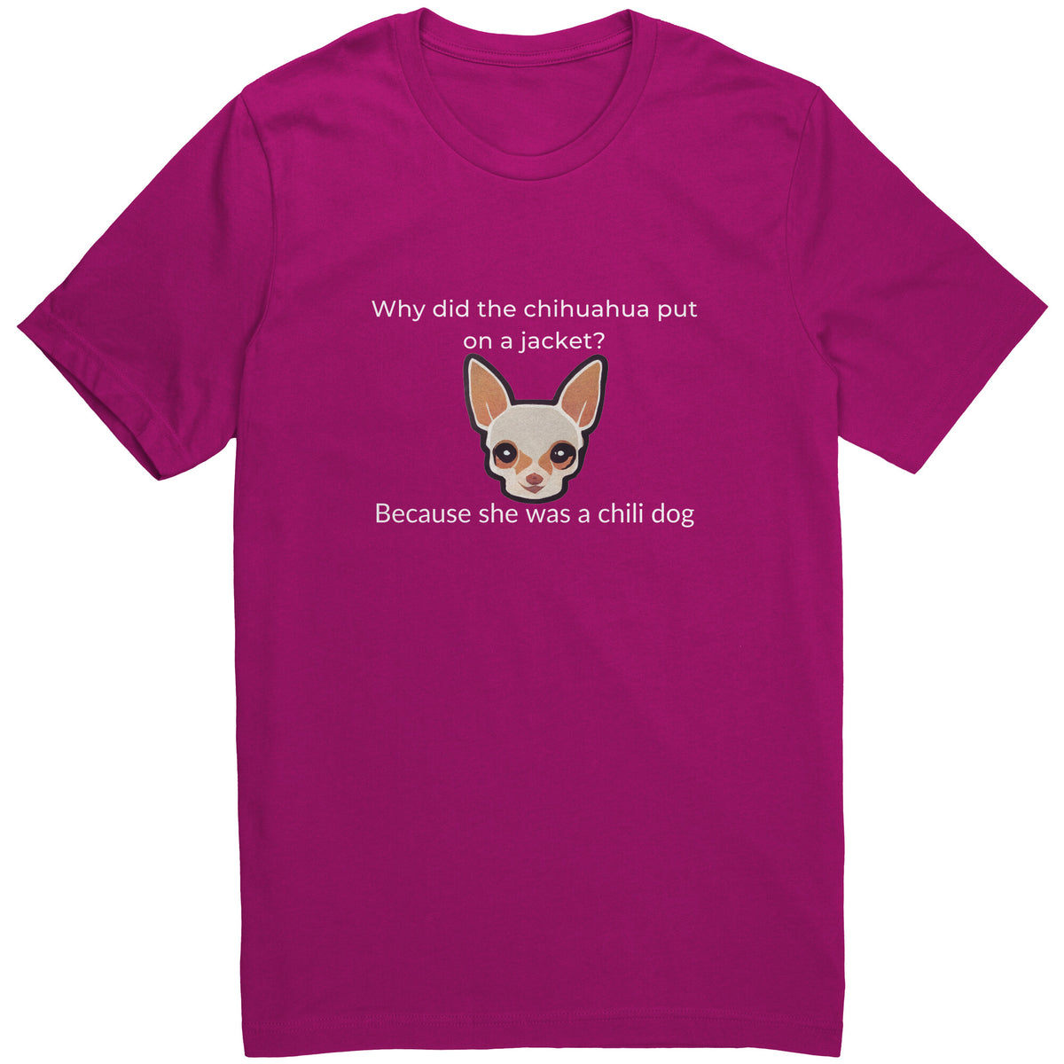 Chili Dog Funny Chihuahua Pun Tee Shirt DoxinMotion