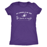 No Longer at my Side Furever in my Heart Memorial T Shirt Purple Rush