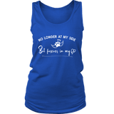 No Longer at my Side Furever in my Heart Memorial Women's Tank Top Royal Blue