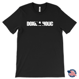 Doxie a holic dachshund silhouette t shirt Black