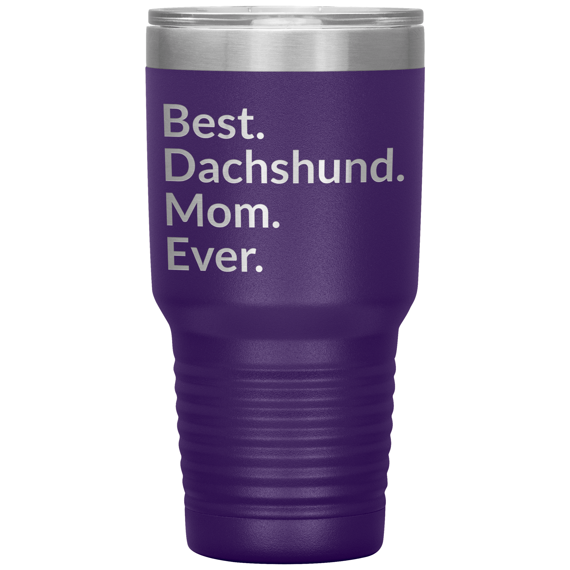 Best Dachshund Mom Ever 30 Oz Drink Tumbler - blue