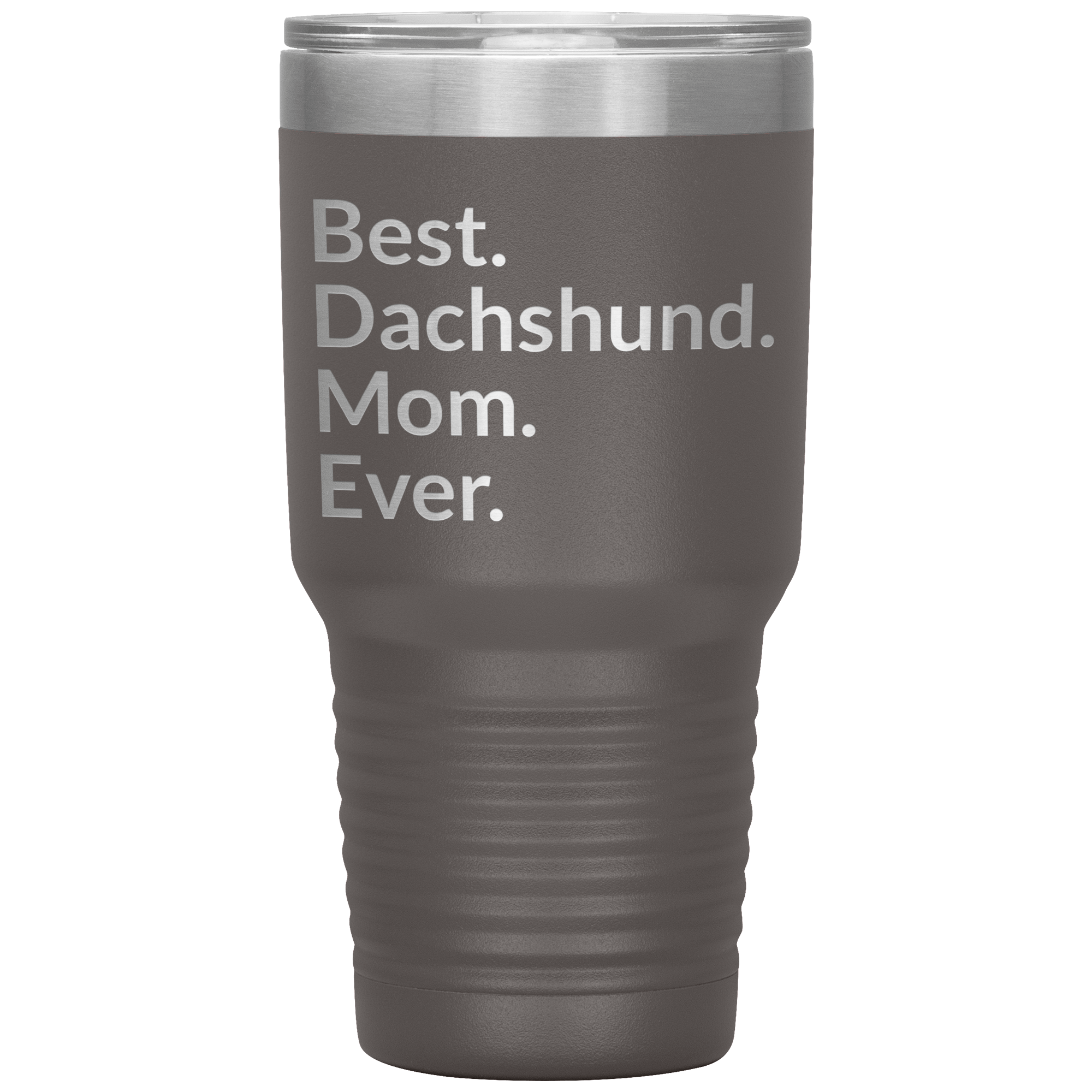 Best Dachshund Mom Ever 30 Oz Drink Tumbler - purple