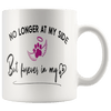 No longer at my side but furever in my heart dog memorial coffee mug 110z