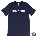 Doxie a holic dachshund silhouette t shirt Navy