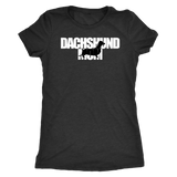 Dachshund Mom t-shirt for people Vintage Black