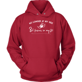 No Longer at my Side Furever in my Heart Memorial Hoodie Red