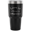 Love is Being a Rescue Mom stainless steel engraved drink Tumbler Black