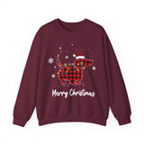 Dachshund Plaid Christmas Sweatshirt