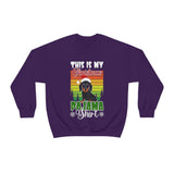Dachshund christmas sweatshirt Purple