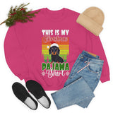 Dachshund christmas sweatshirt Heliconia mock up