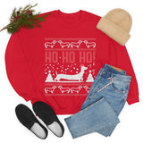 Ho Ho Ho Dachshund Christmas Sweatshirt
