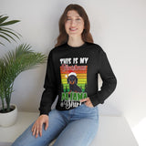 Dachshund christmas sweatshirt model black