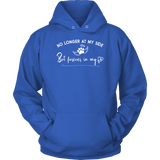No Longer at my Side Furever in my Heart Memorial Hoodie Royal Blue