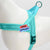 Quick Fitting Comfortable Dog Harness for dachshunds and small dog breeds turquoise