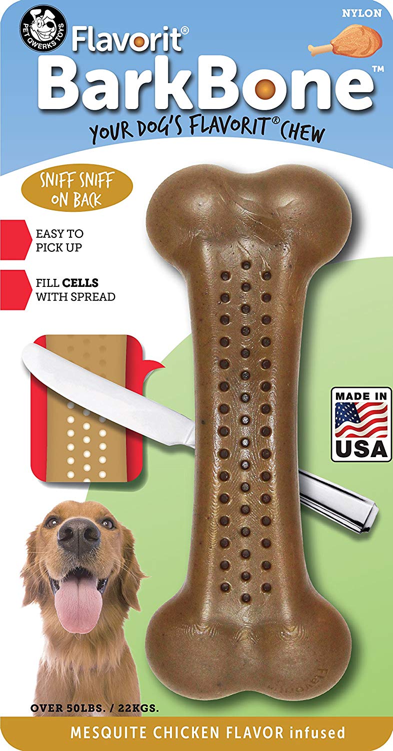 Flavorit Barkbone Flavor Infused Nylon Bone Mesquite Chicken