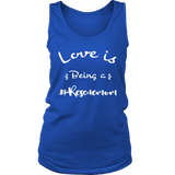Love is Being a Rescue Mom Women's Tank Top Royal Blue