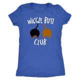 Wiggle Butt Club Funny Dachshund T-Shirt for people Vintage Royal