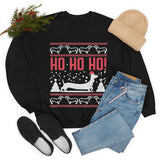 Ho Ho Ho Dachshund Christmas Sweatshirt