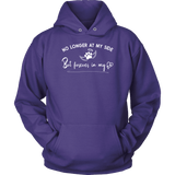 No Longer at my Side Furever in my Heart Memorial Hoodie Purple
