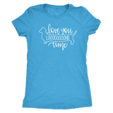 Love You Long Time Dachshund T-Shirt Vintage Turquoise