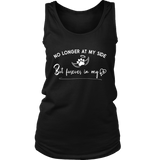 No Longer at my Side Furever in my Heart Memorial Women's Tank Top Black
