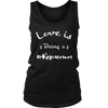 Love is Being a Rescue Mom Women's Tank Top Black