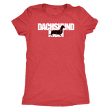 Dachshund Mom t-shirt for people Vintage Red