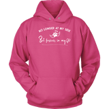 No Longer at my Side Furever in my Heart Memorial Hoodie Sangria