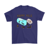Happy Pills Dachshund Men's Shirt Purple Gildan Mens T-Shirt
